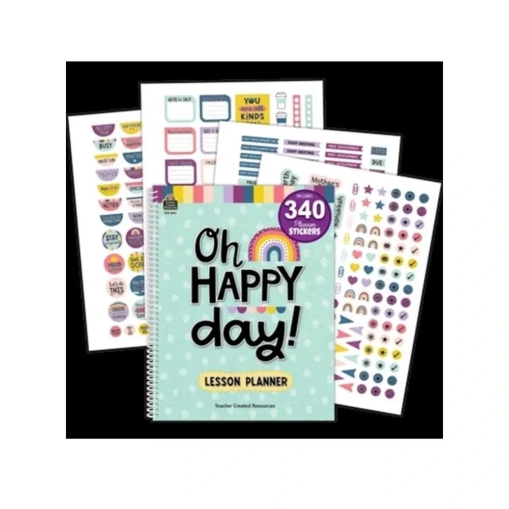 Teacher Created Resources Oh Happy Day Lesson Planner (tcr-8321) (tcr8321)